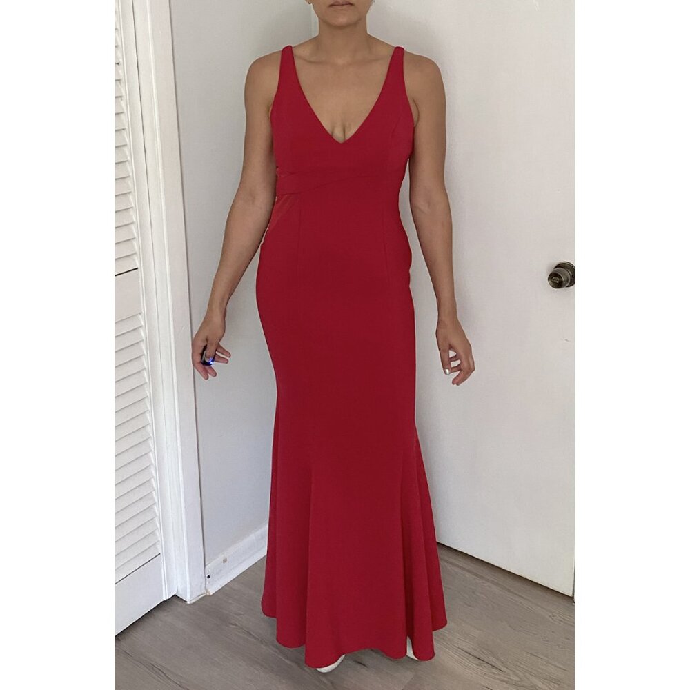 Red Rockefeller Gown by Jay Godfrey